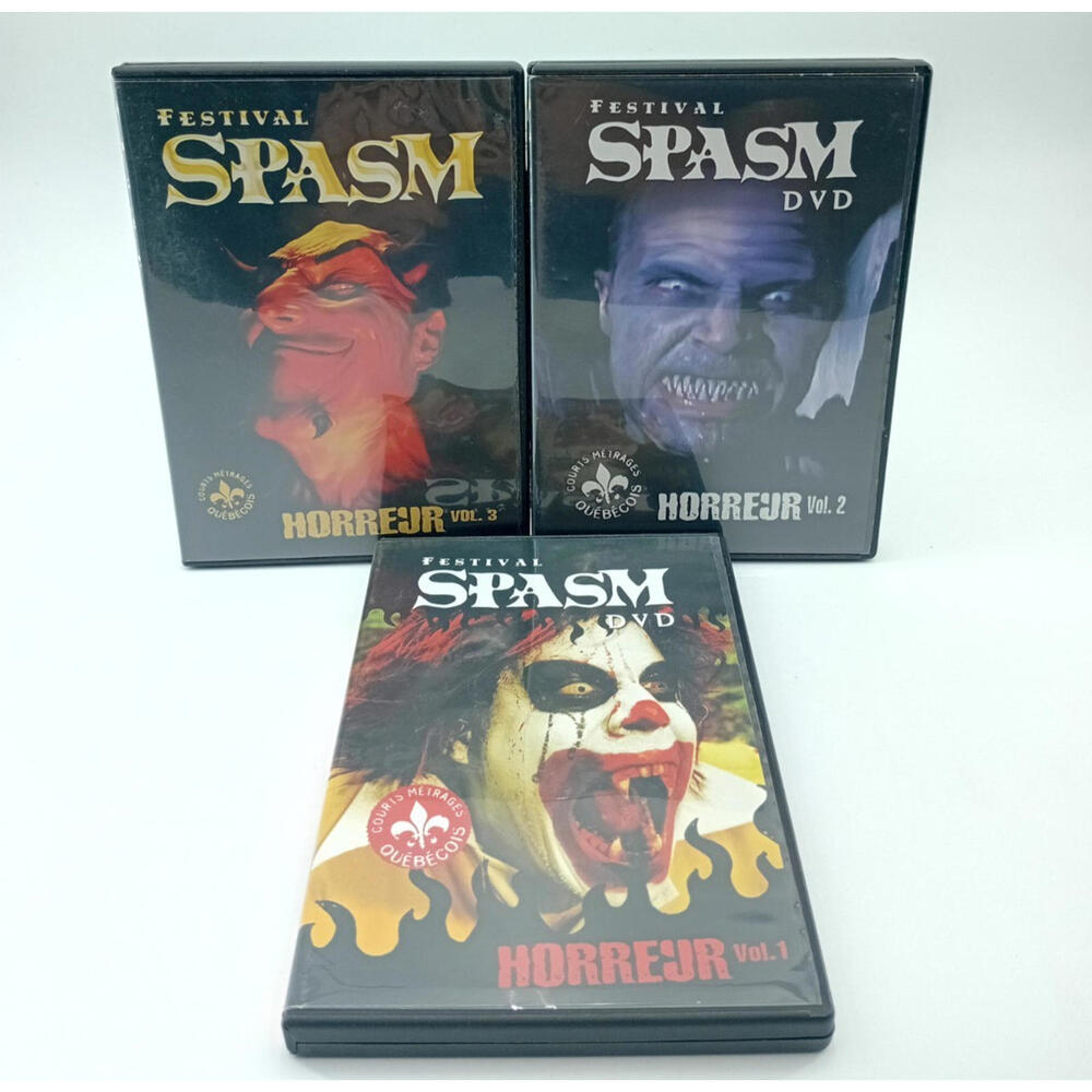 Festival Spasm, Action, Volumes 1‎ /2/3 (DVD) : Série Québécoise VG